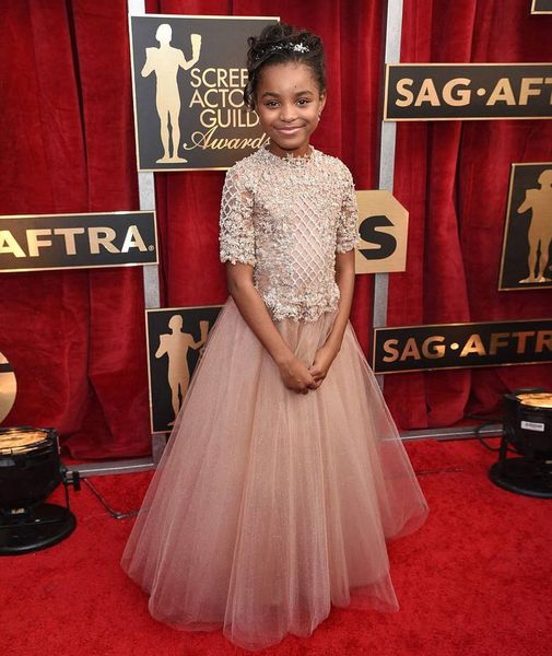 sparkly beading little girls pageant dresses appliqued a line sequined flower girl dress with short sleeves tulle first communion gowns, White;red